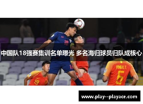 中国队18强赛集训名单曝光 多名海归球员归队成核心